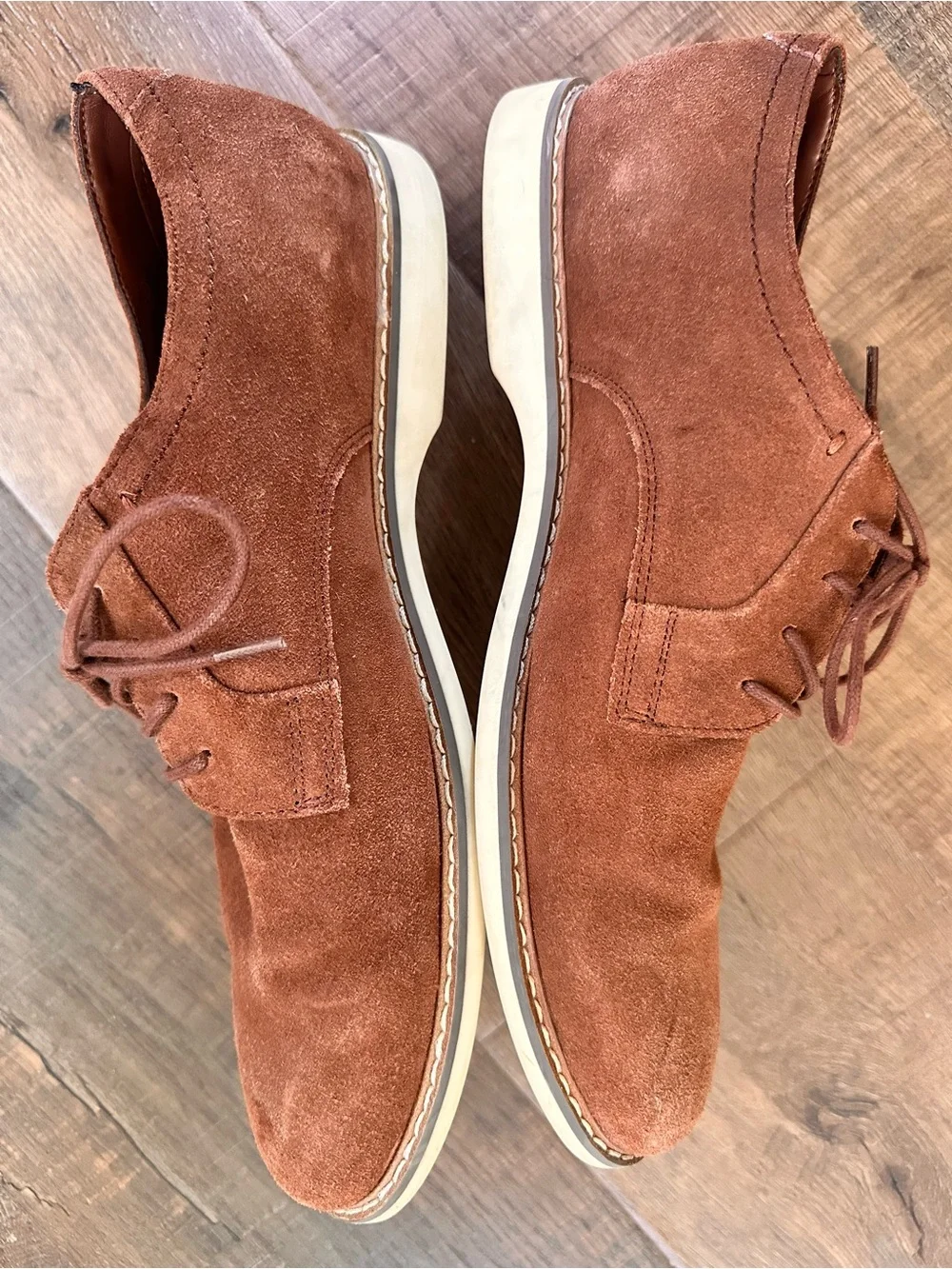 BP Men's Suede Bpshane-Lea lace up shoe in brown men’s size 11